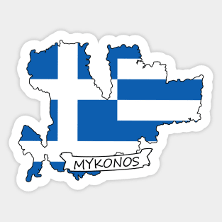 Mykonos Sticker